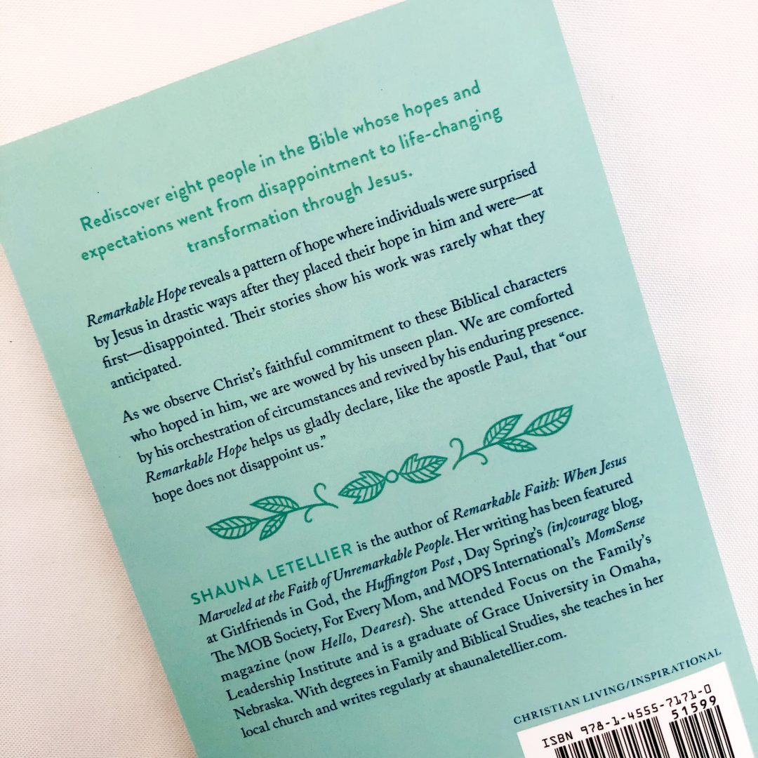 Remarkable Hope by Shauna Letellier
